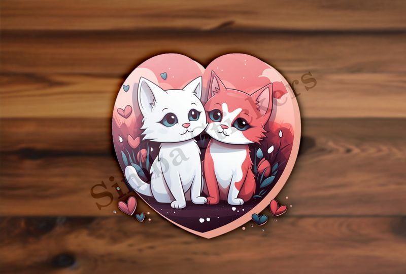 Cats in love
