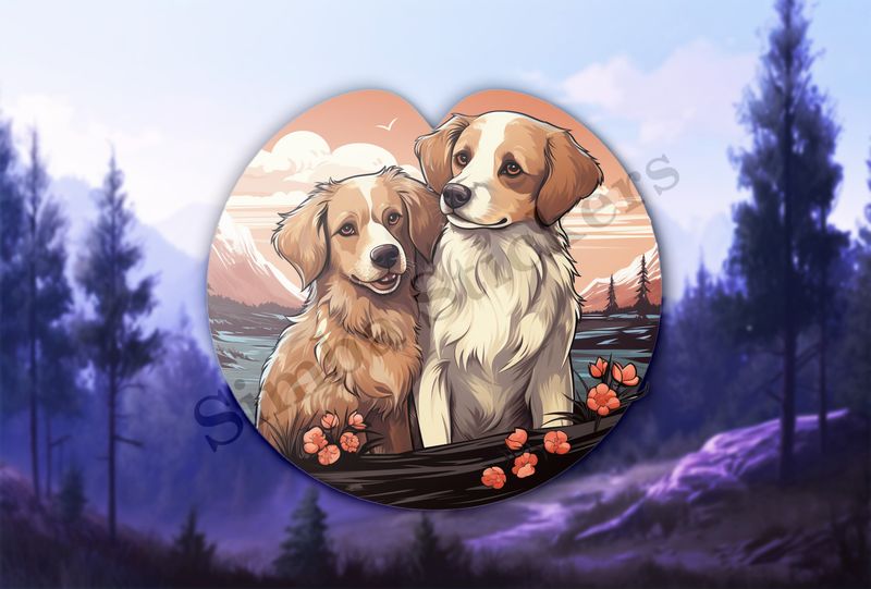Dogs in love