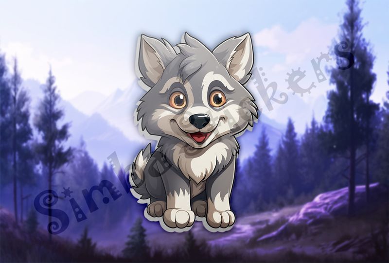 Baby Wolf looking cute
