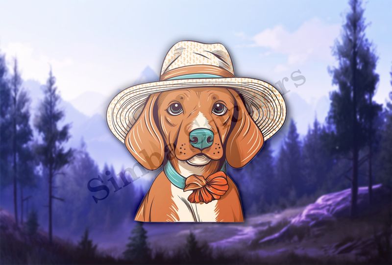 Dog in a hat