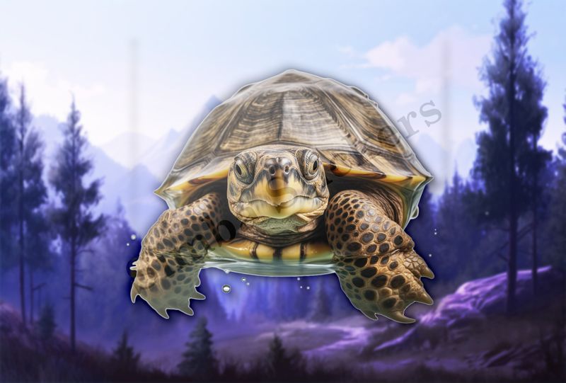 Tortoise in water