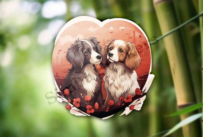 Dogs in love