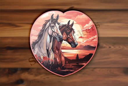 Horses in love