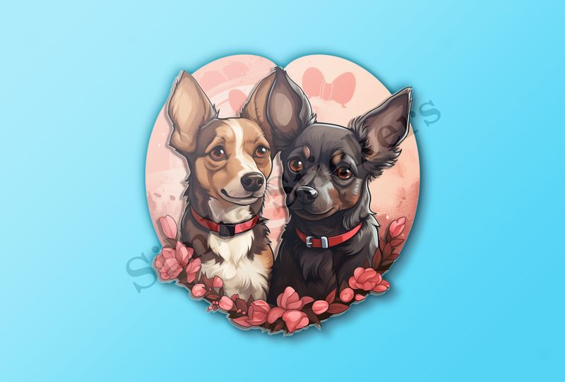 Dogs in love