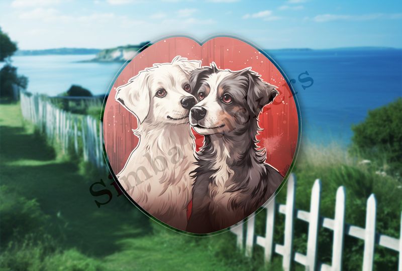Dogs in love