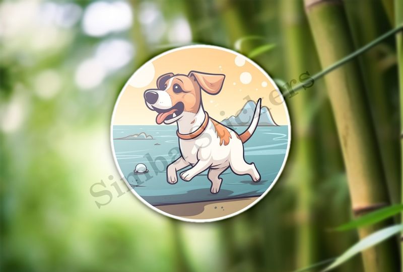 Dog on the beach