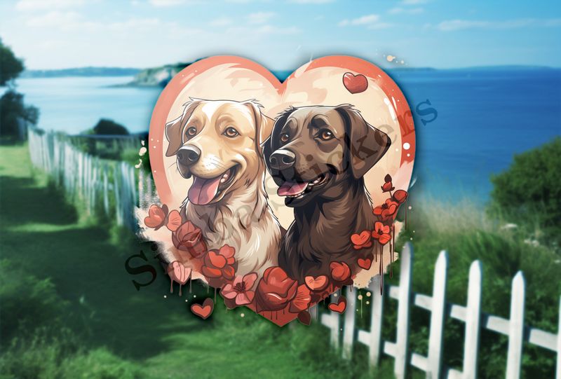 Dogs in love
