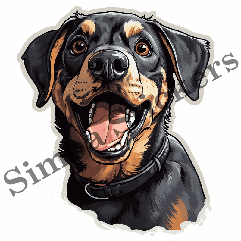 Dogs mouth wide open, image set, 10 images