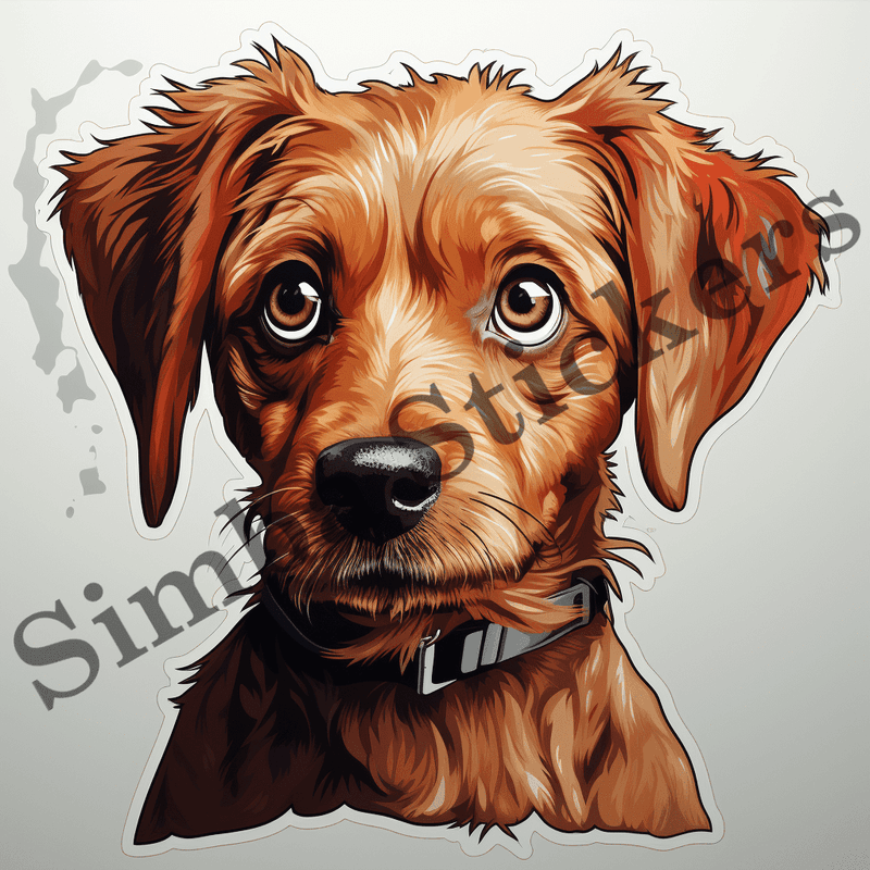Dog looking sorry, image set, 10 images