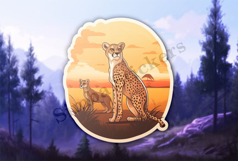 Cheetah in the Savanna