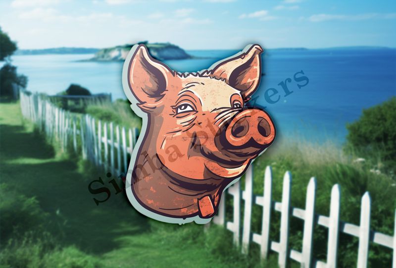 Snouty pig head
