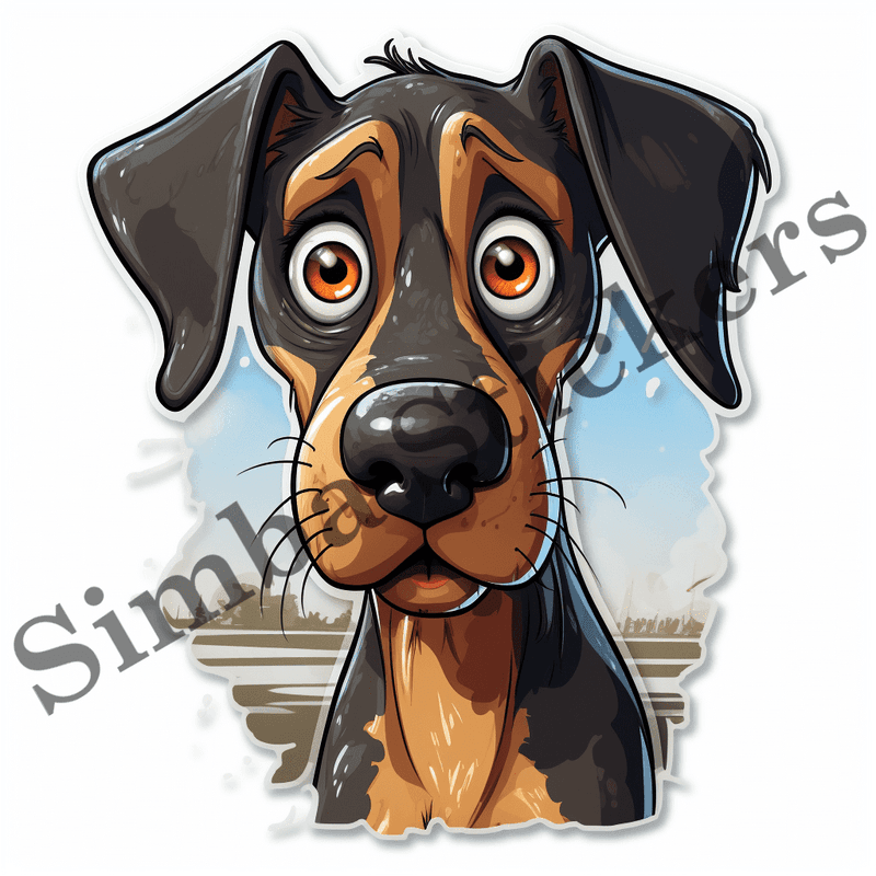 Dog looking sorry, image set, 10 images
