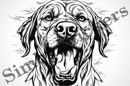 Colouring pages, Bundle of dogs, 10 images