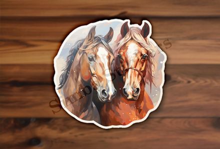 Horses in love