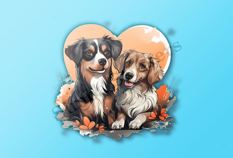 Dogs in love