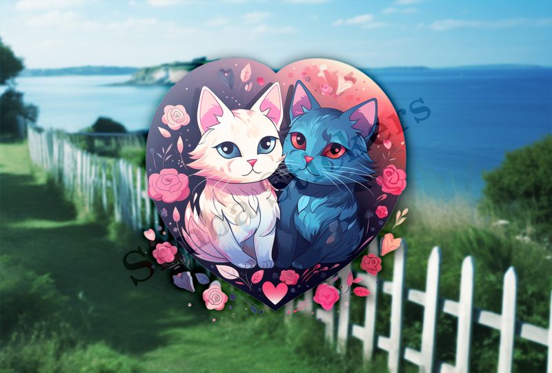 Cats in love
