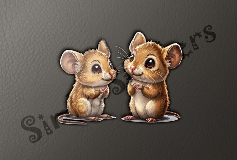 Mice looking cute together