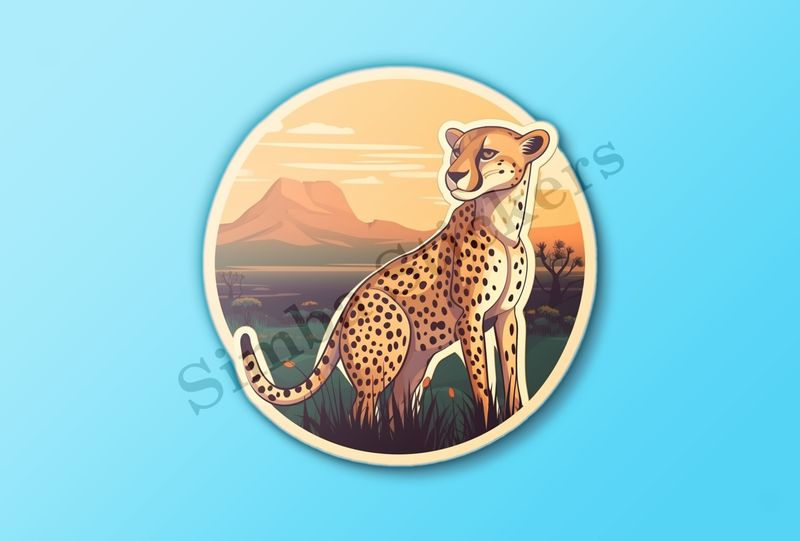 Cheetah in the Savanna