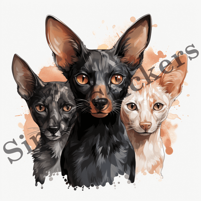 Oriental Shorthair cats, image set, 10 images