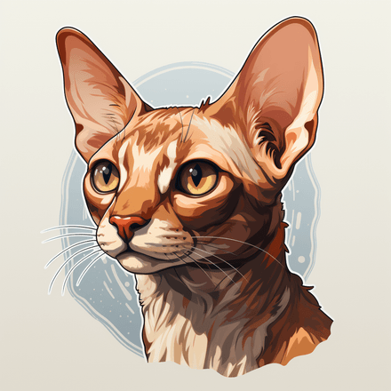 Oriental Shorthair cats, image set, 10 images