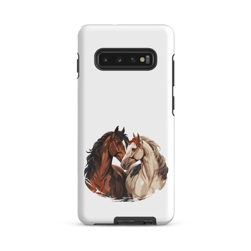 Tough Case for Samsung, Horses nose-to-nose, jbgjpy