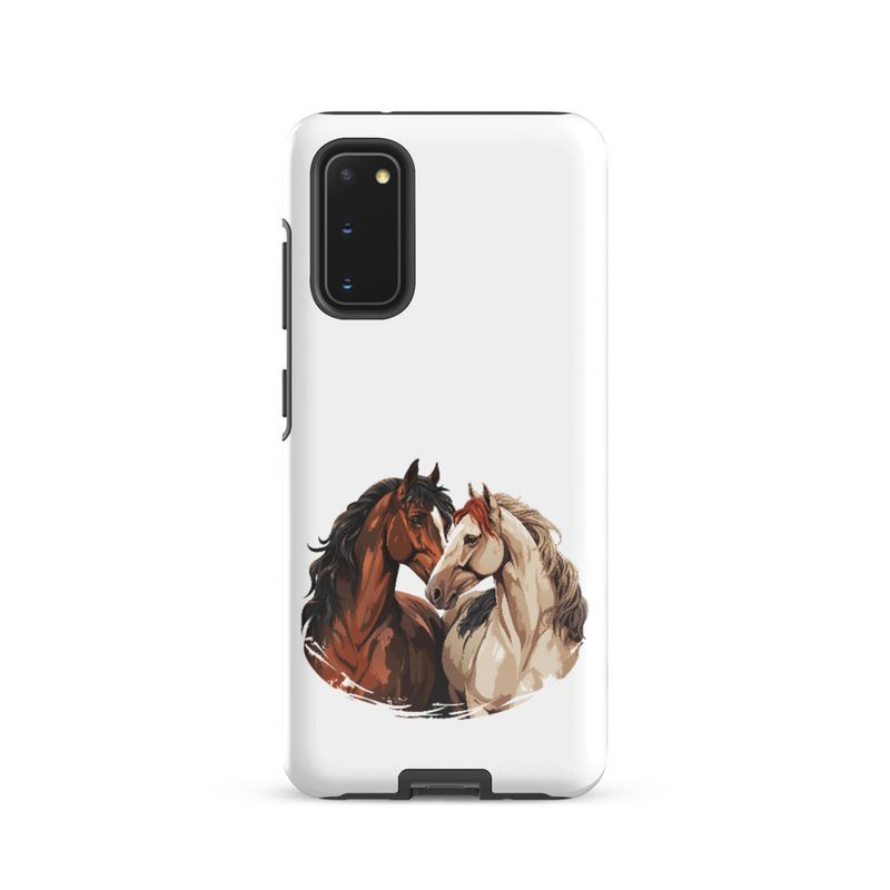 Tough Case for Samsung, Horses nose-to-nose, jbgjpy