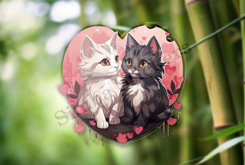 Cats in love