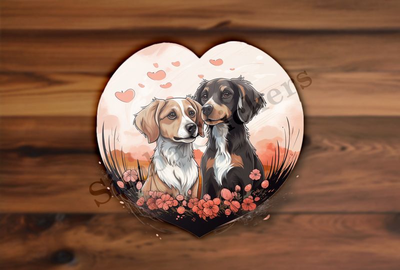 Dogs in love