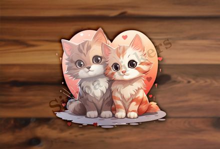 Cats in love