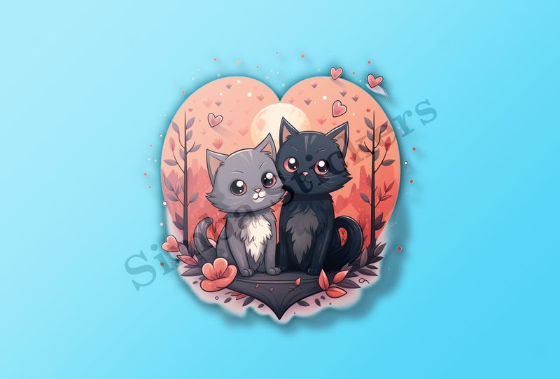 Cats in love
