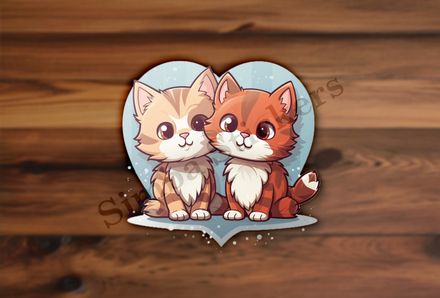 Cats in love