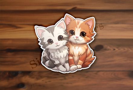 Cats cuddling