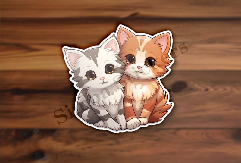 Cats cuddling