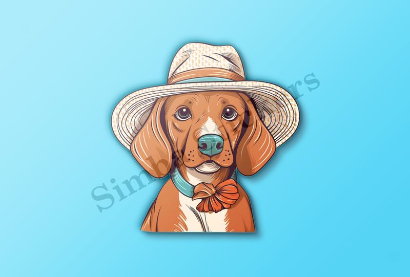 Dog in a hat