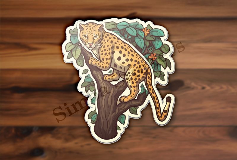 Leopard in a tree