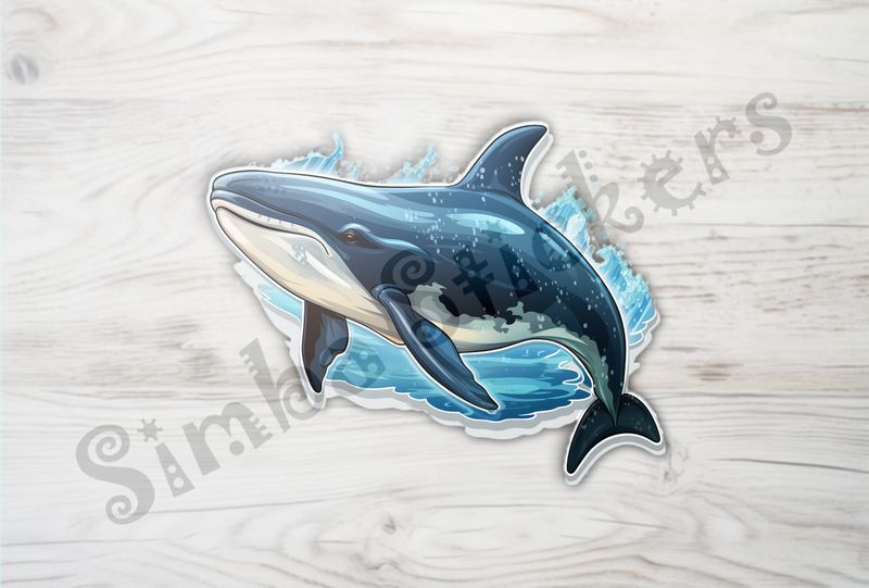 Whale under water