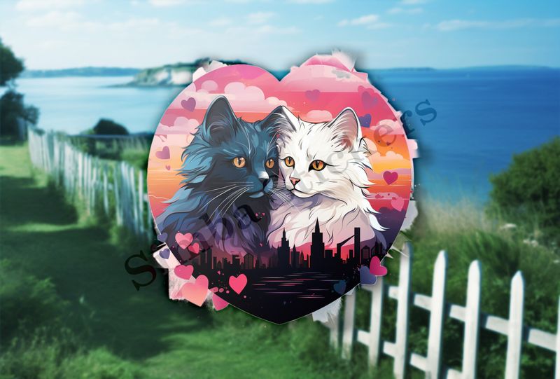 Cats in love