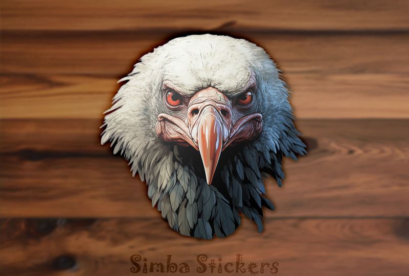 Vulture with tough stare, qwwvop