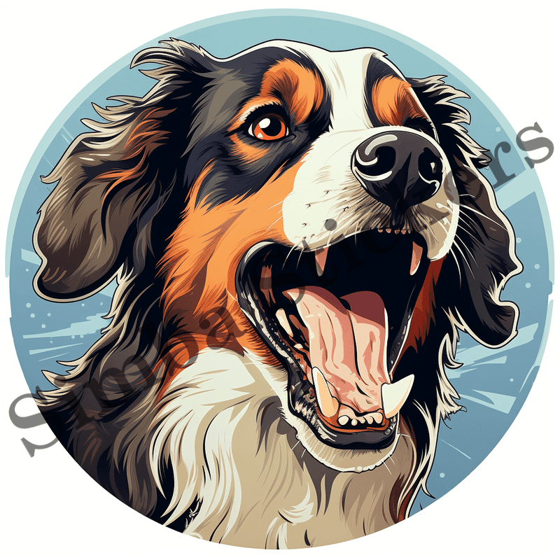 Dogs mouth wide open, image set, 10 images