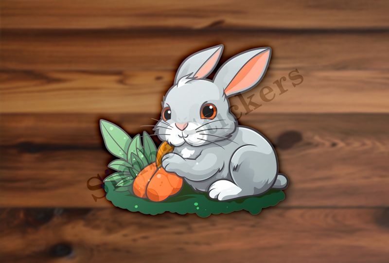 Rabbit with carrots