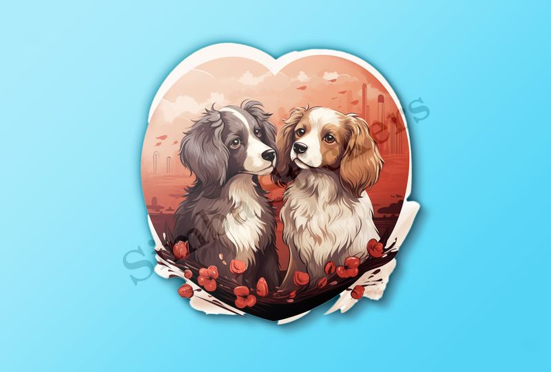 Dogs in love