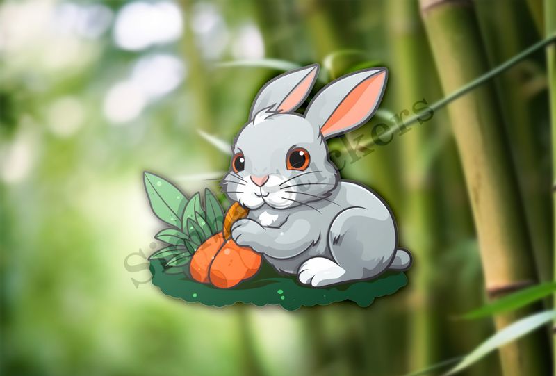 Rabbit with carrots