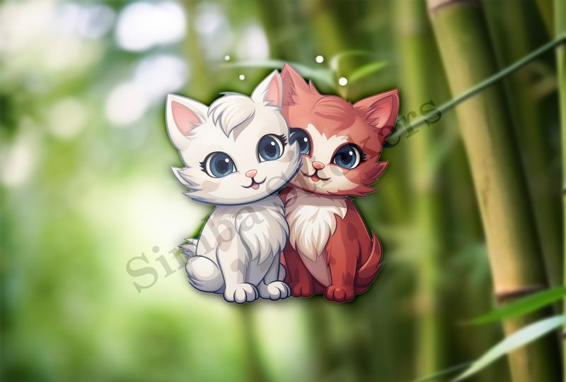 Cats in love