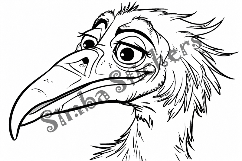 Colouring pages, bundle of vultures, 50 images, kqxcna