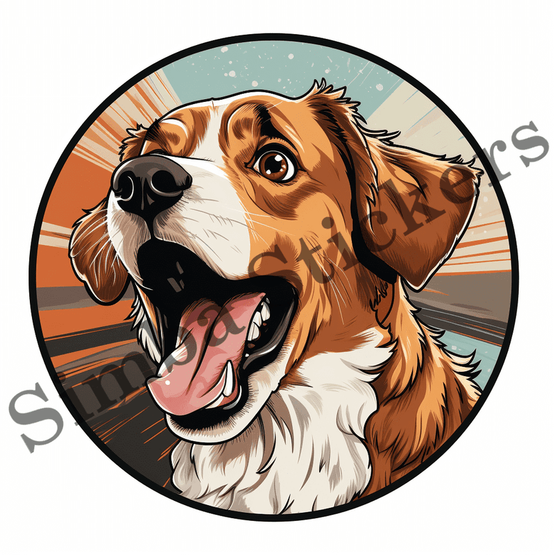 Dogs mouth wide open, image set, 10 images