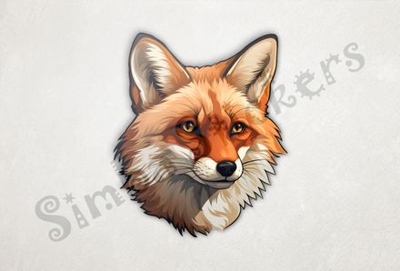 Red Fox looking serious