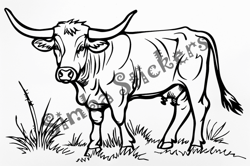 Colouring pages, bundle of cattle, 25 images 2