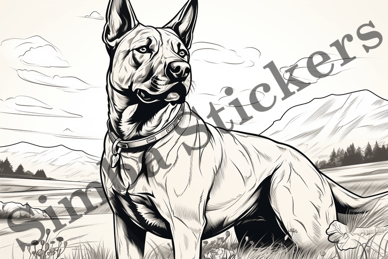 Colouring pages, Bundle of dogs, 25 images