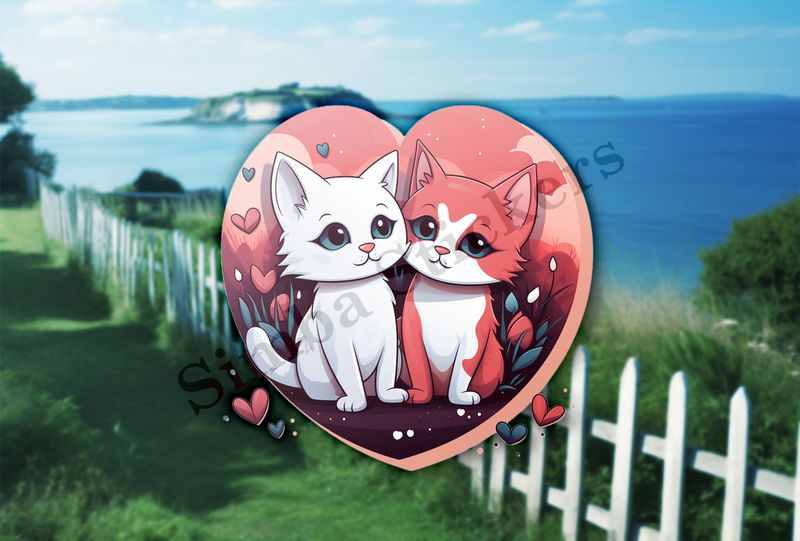 Cats in love