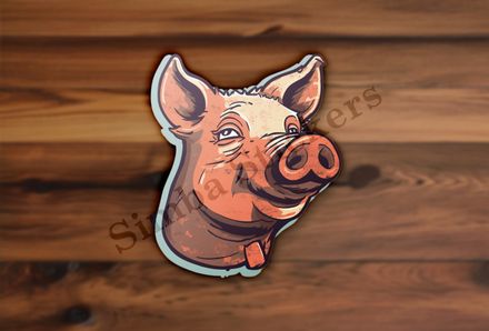 Snouty pig head